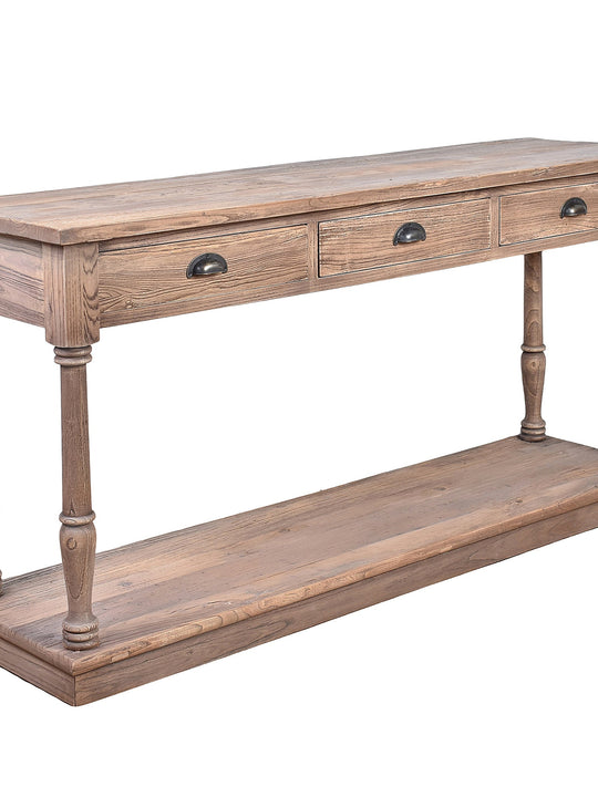 Venice 3 Drawer Hall Table