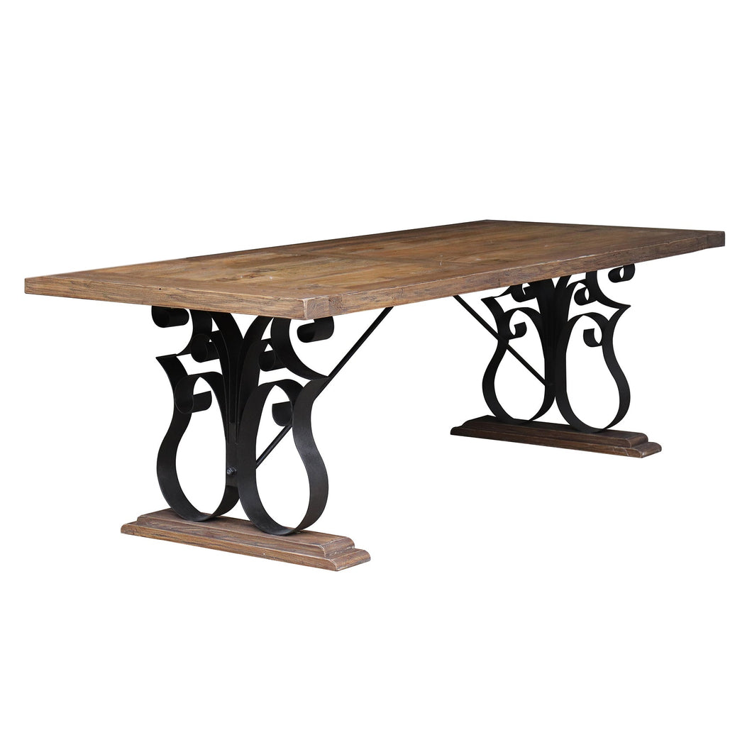 Kennedy Iron Leg Table – 2 Size Options
