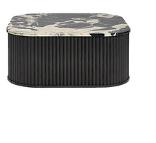 Load image into Gallery viewer, Aiden Marble and Oak Coffee Table
