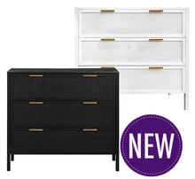 Load image into Gallery viewer, Clara 3 Drawer Dresser – 2 Colour Options
