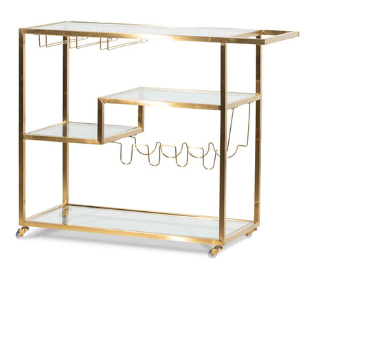 Denton Gold Bar Cart