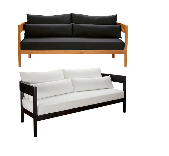 Knox Outdoor Teak Sofa – 2 Colour Options