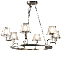 Load image into Gallery viewer, Busby Glass Chandelier – 2 Finish Options
