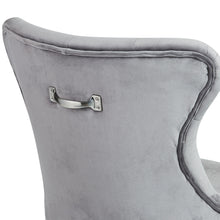 Load image into Gallery viewer, Upholstered Charcoal Dining Chair
