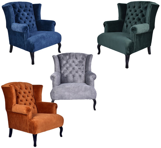 Abbott Tufted Armchair – 4 Colour Options