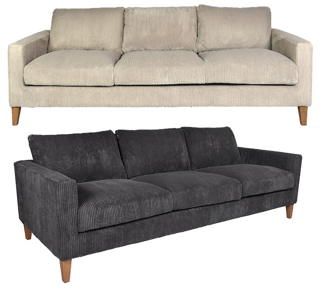 Bennett Cord Sofa – 2 Colour Options