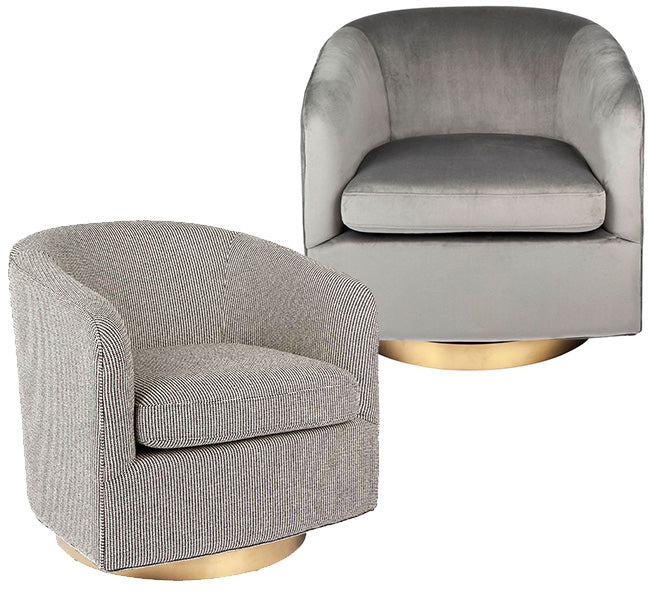 Carmen Swivel Chair – 2 Colour Options