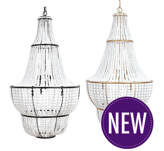 Cyprus Beaded Chandelier – 2 Colour Options