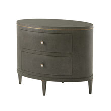Load image into Gallery viewer, Theodore Alexander Eli Oval Nightstand – 2 Colour Options – DARKER COLOUR SOLD OUT
