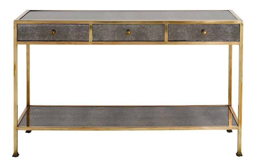 Savoy Brass Plated Console