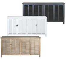 Load image into Gallery viewer, Hampton 4 Door Sideboard – 3 Colour Options
