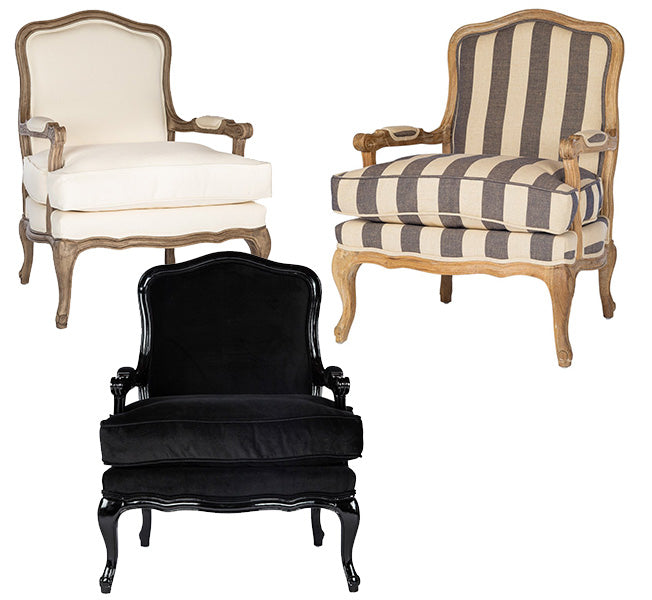 Lawrence French Chair – 3 Colour Options