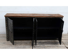 Load image into Gallery viewer, William Metal Locker with Timber Top
