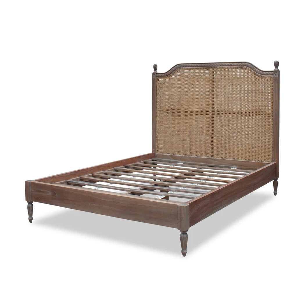 Brianna Rattan Bed – QS/KS – Other colours avail