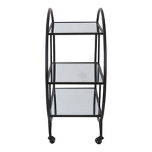 Load image into Gallery viewer, Mirrored Shelf Bar Trolley – 3 Colour Options
