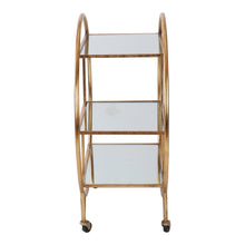 Load image into Gallery viewer, Mirrored Shelf Bar Trolley – 3 Colour Options
