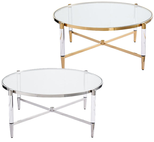 Manly Coffee Table – Gold or Silver