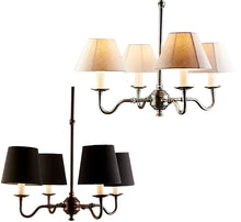 Load image into Gallery viewer, Minton Chandelier - Silver or Bronze
