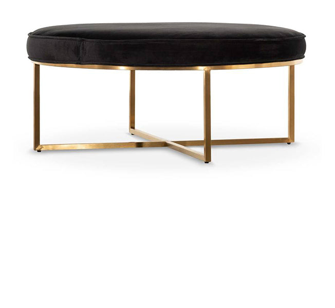 Nora Velvet Ottoman