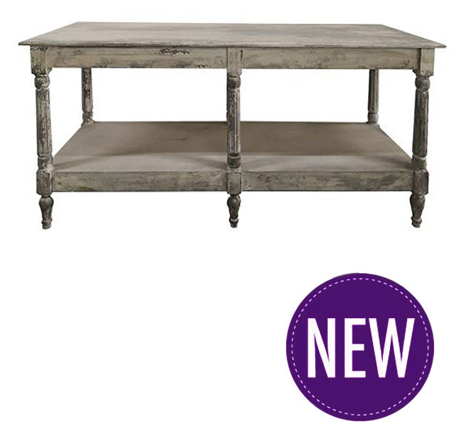 Orley Distressed Bench