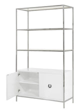 Load image into Gallery viewer, Wyatt Lacquer Cabinet - (Imported) Gold Leaf or Nickel Plated
