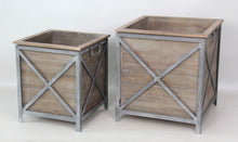 Load image into Gallery viewer, Set of 2 Planters
