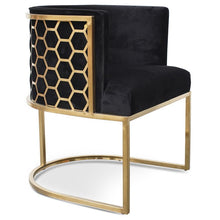 Load image into Gallery viewer, Judith Brushed Gold Chair
