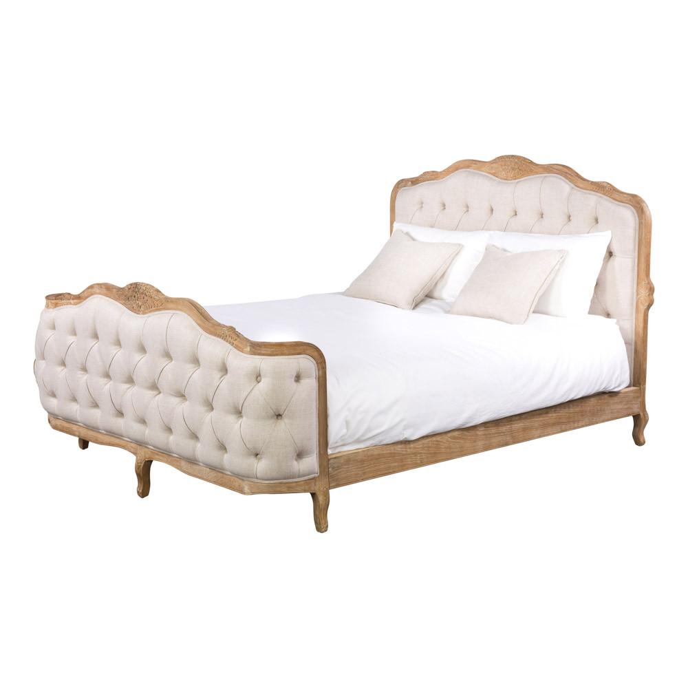 French Buttoned Bed