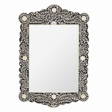 Load image into Gallery viewer, Scalloped Bone Inlay Mirror
