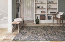 Load image into Gallery viewer, Bachelors Button Charcoal – WIlliam Morris – 2 Sizes
