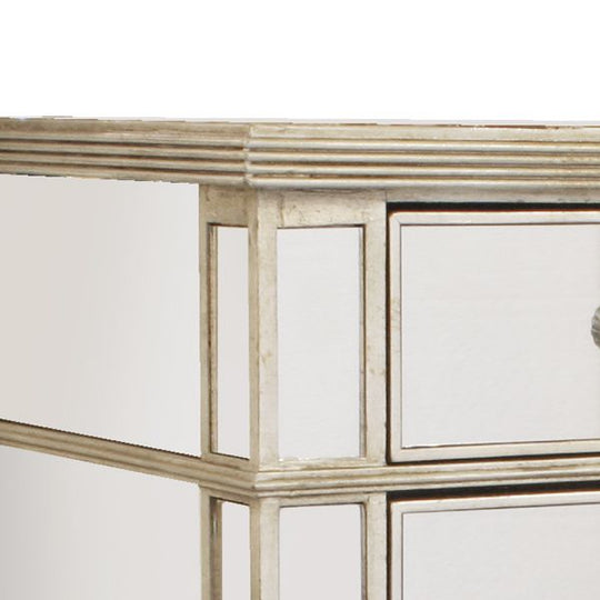 Antique Mirror Champagne Chest