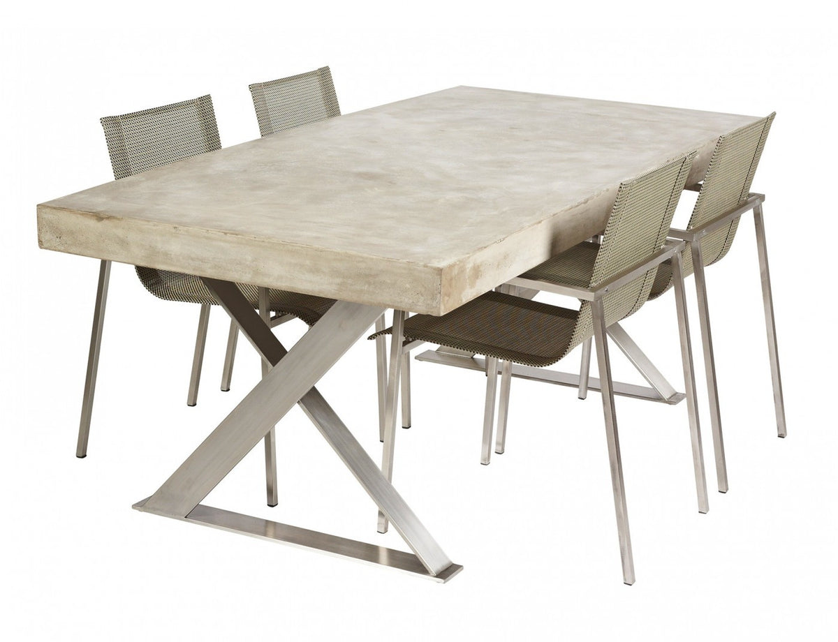 GRC Dining Table – Sand or Grey – Other Options Available – manoirhomewares