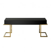 Load image into Gallery viewer, Holloway Black Mirrored Coffee Table
