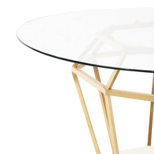 Load image into Gallery viewer, Alberta Brushed Gold Table
