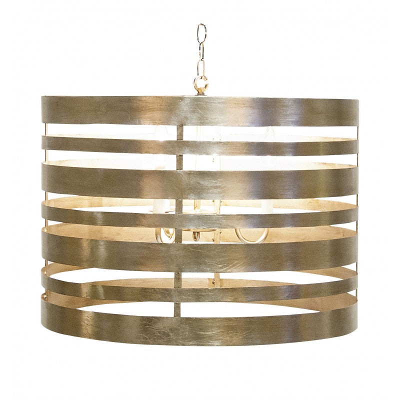Banded Gold Leaf Pendant – Last Few