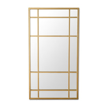 Load image into Gallery viewer, Hamilton 15 Pane Gold Mirror – Large
