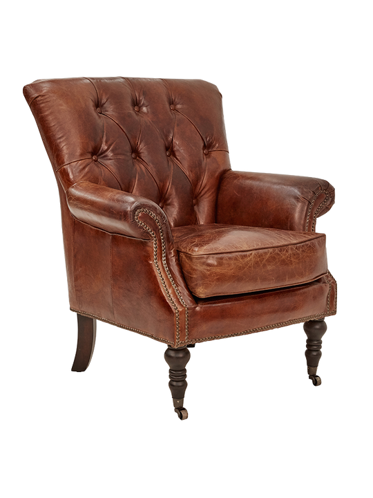 Diamond Button Cigar Chair