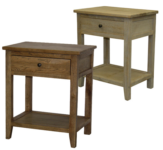 American White Oak Bedside – 2 Finishes