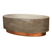 Load image into Gallery viewer, Oval Plated Table – 2 Colour Options
