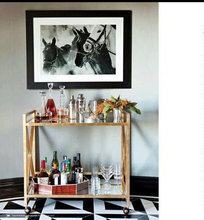 Load image into Gallery viewer, Carey Bar Cart – 2 Finish Options
