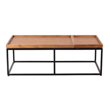 Load image into Gallery viewer, Tray Coffee Table – Teak or Black
