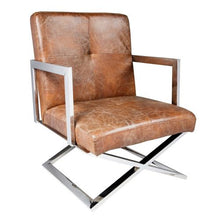 Load image into Gallery viewer, Brazilian Leather Chair – 2 Colour Options
