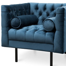 Load image into Gallery viewer, Portugal Armchair – Blue
