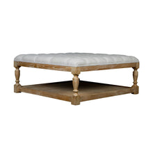 Load image into Gallery viewer, Oak Tufted Coffee Table
