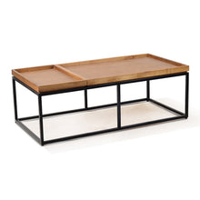 Load image into Gallery viewer, Tray Coffee Table – Teak or Black
