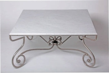 Parisian Marble or Glass Top Coffee Table