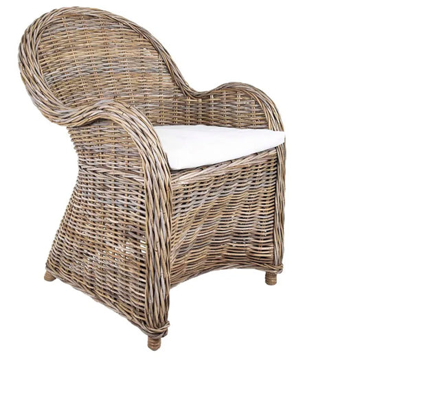 Bahama Wicker Chair with Cushion
