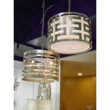 Load image into Gallery viewer, Banded Gold Leaf Pendant – Last Few
