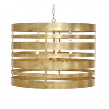 Load image into Gallery viewer, Banded Gold Leaf Pendant – Last Few
