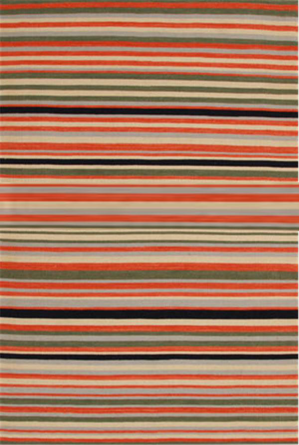 Bright Stripe Wool Rug